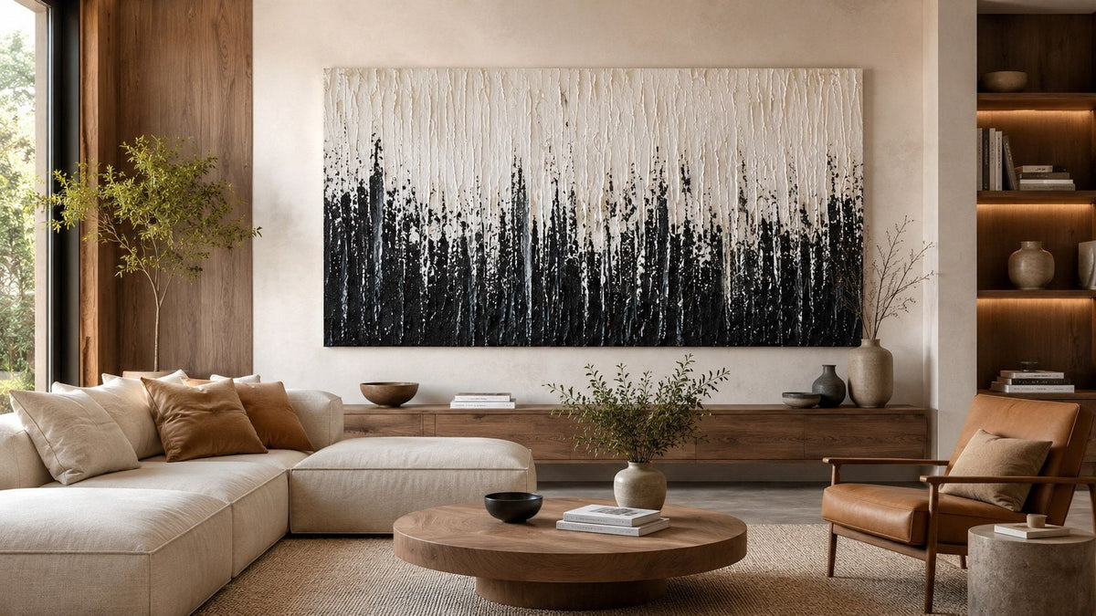 Black and White Wall Art Ideas for Warm, Modern Interiors - Tactile Atelier