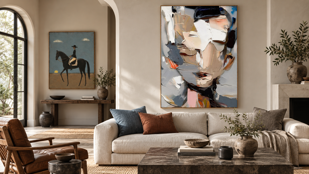 How to Mix Different Wall Art Styles Without Making a Room Feel Busy