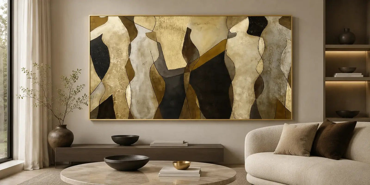 Gold Wall Art Guide for Modern Homes - Tactile Atelier