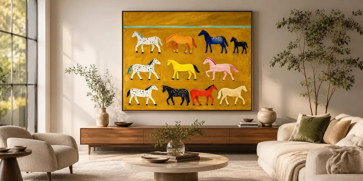How to Choose Horse Artwork for Your Home - Tactile Atelier