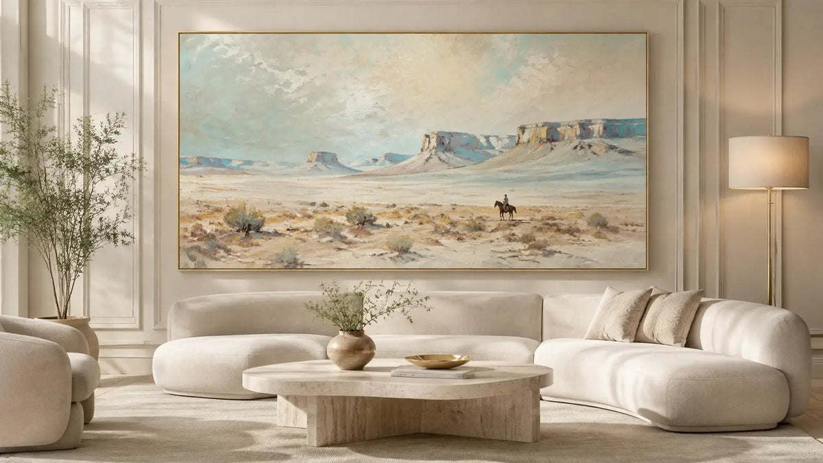 Large Western Wall Art for Modern Homes - Tactile Atelier