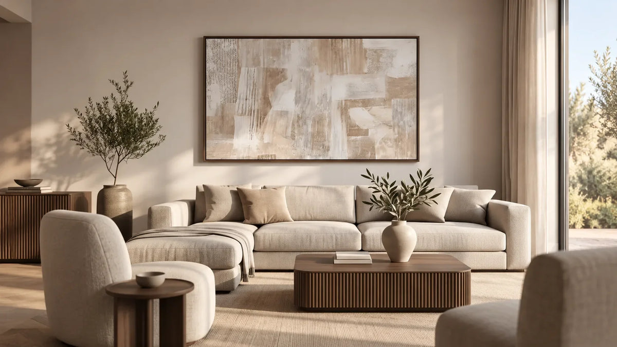 How to Choose Warm Earth Tones for Wall Art