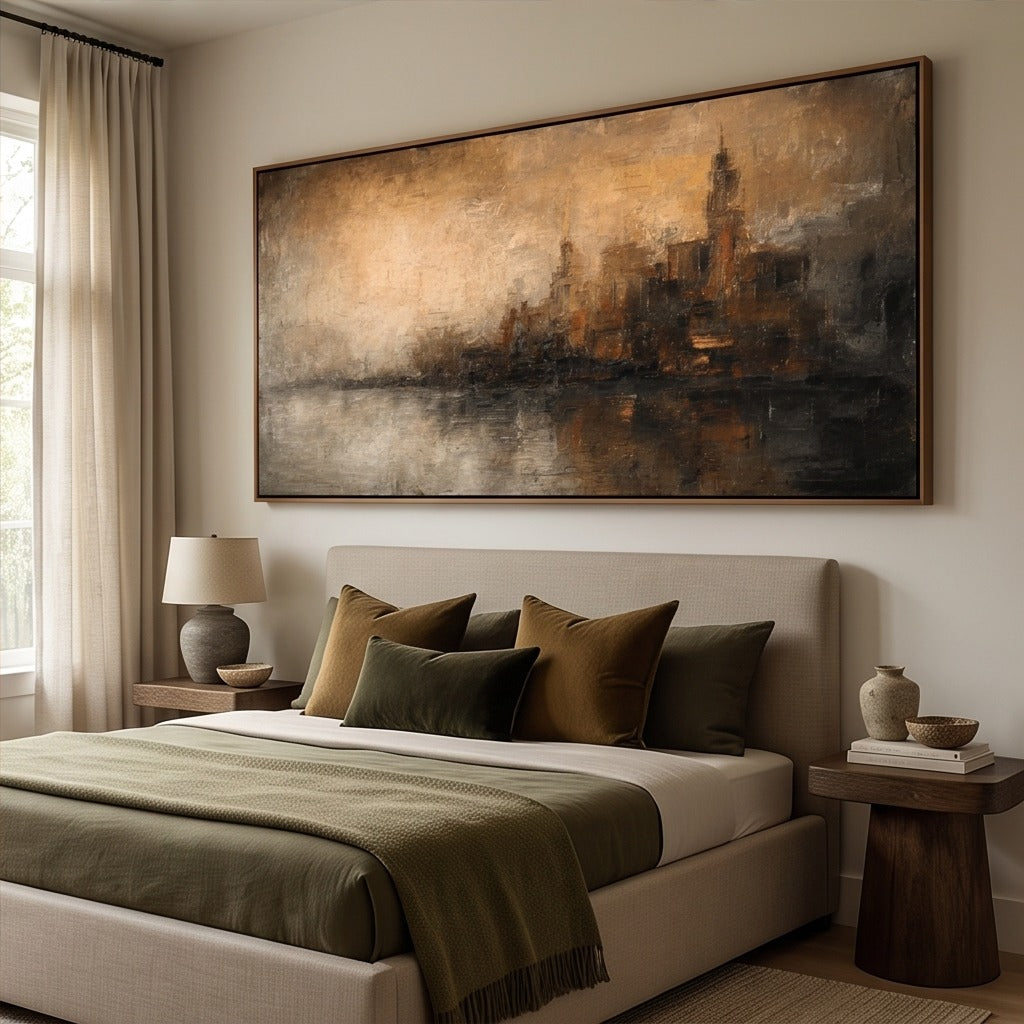Abstract Cityscape Wall Art #TO895