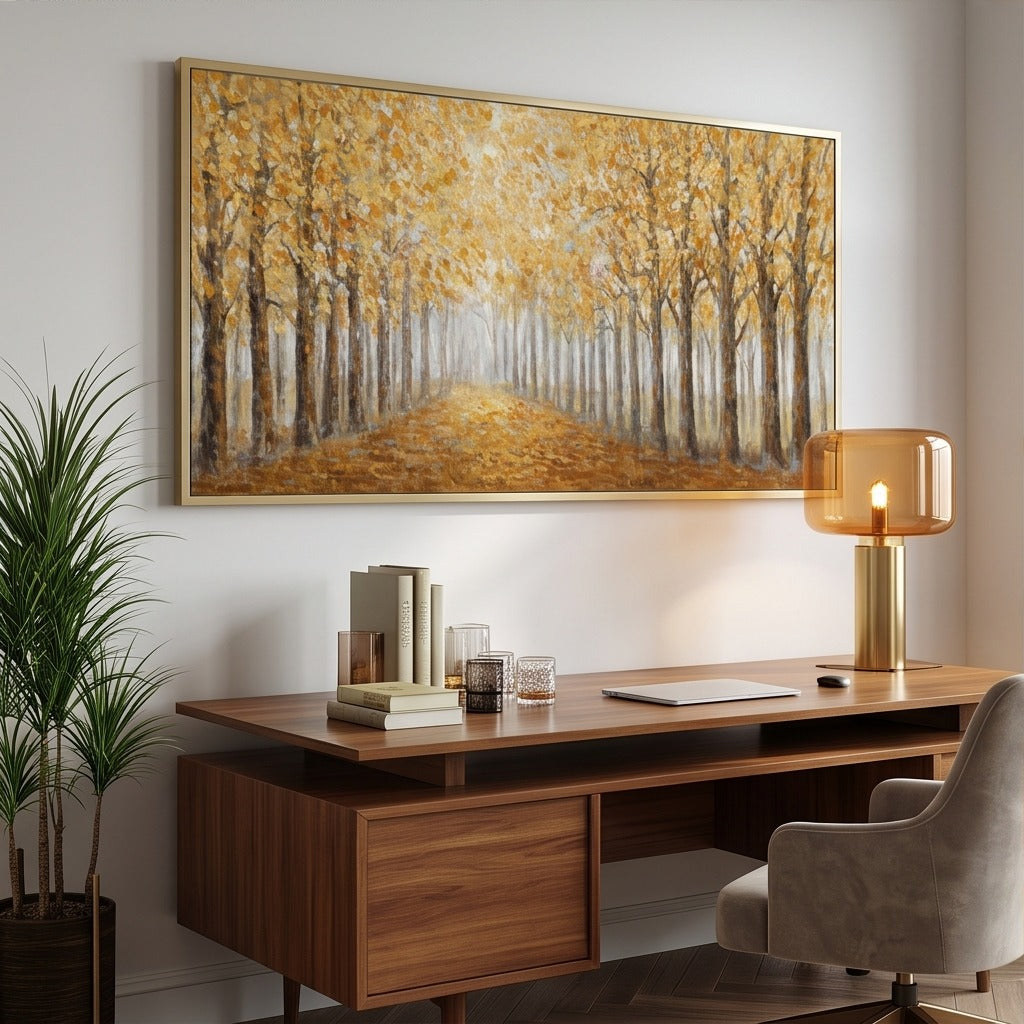 Autumn Forest Landscape Wall Art #TO857