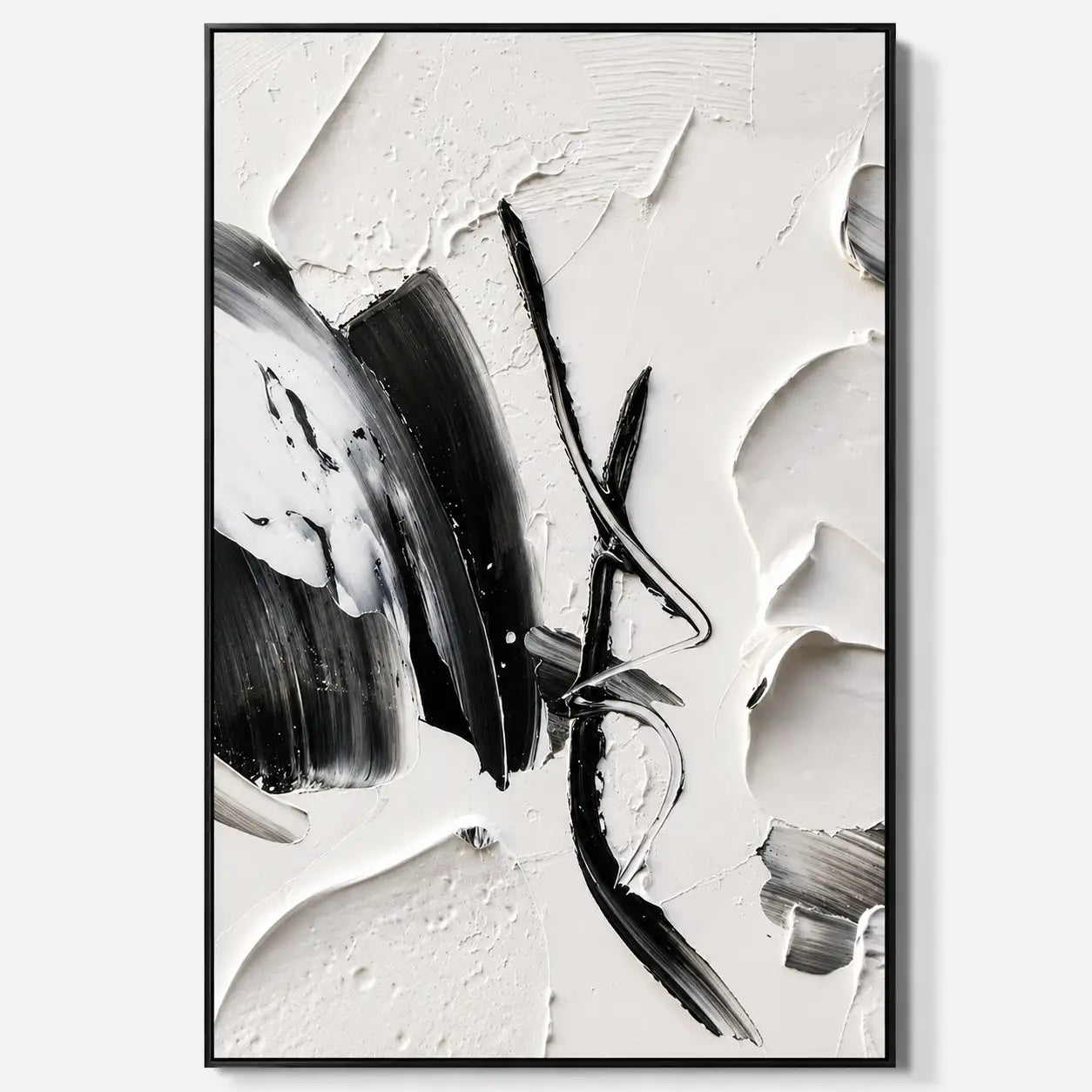 Black & White Abstract Wall Art #MT342