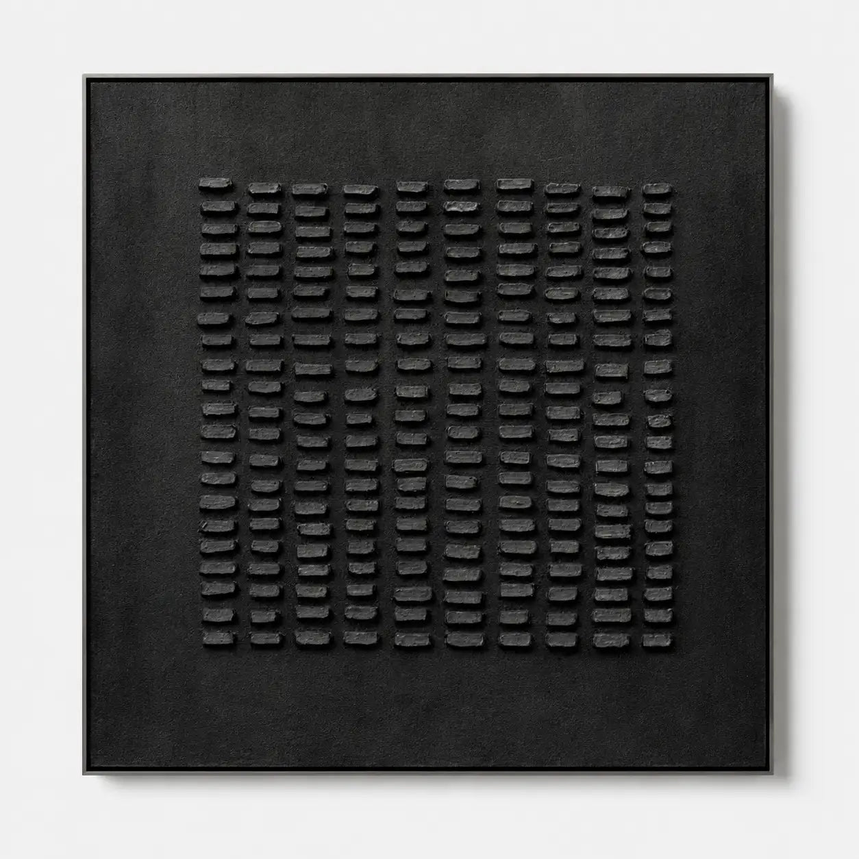 Black Minimalist Texture Wall Art #MT011