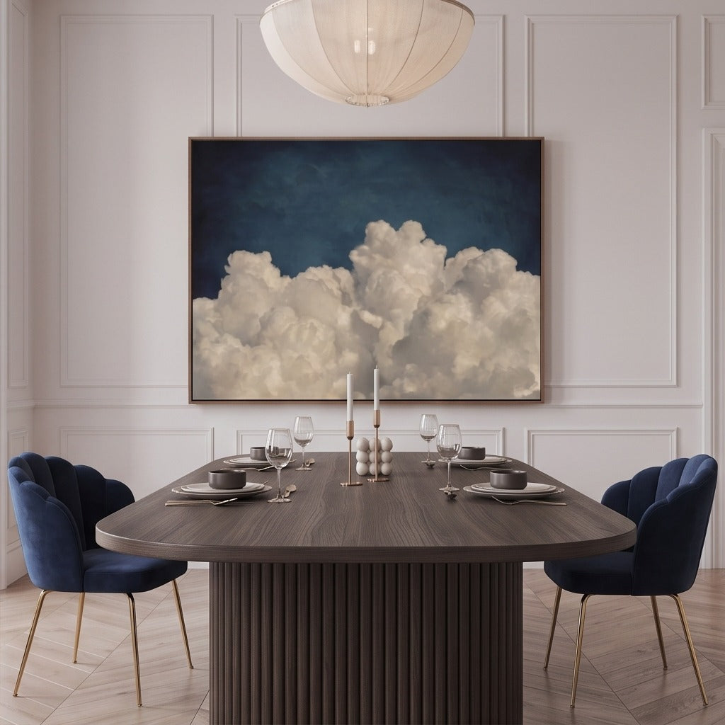 Blue Sky Cloud Wall Art #TO207