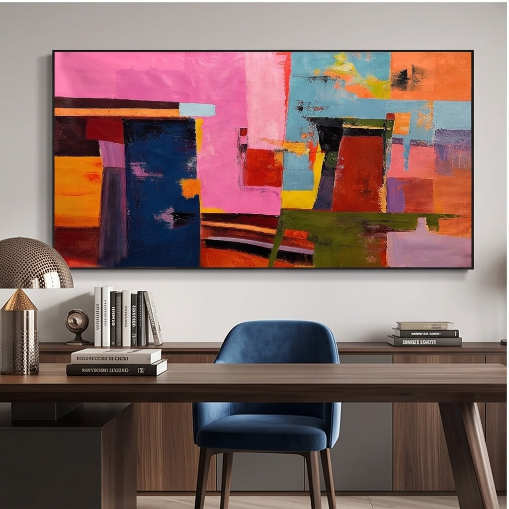 Colorful Geometric Abstract Wall Art #TO259
