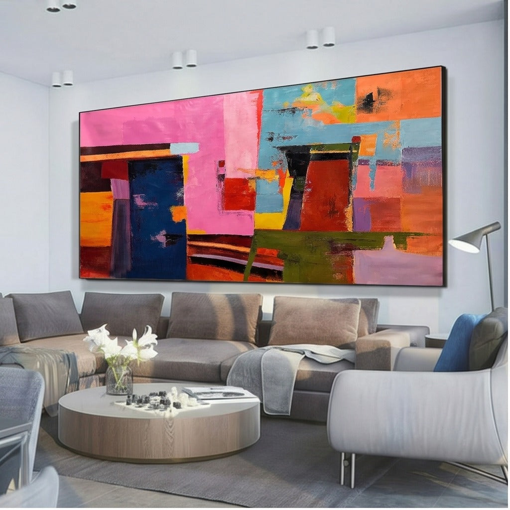 Colorful Geometric Abstract Wall Art #TO259