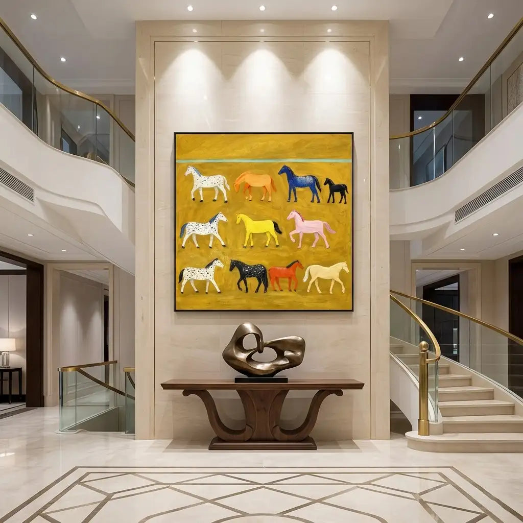 Whimsical Horse Wall Art #HW040