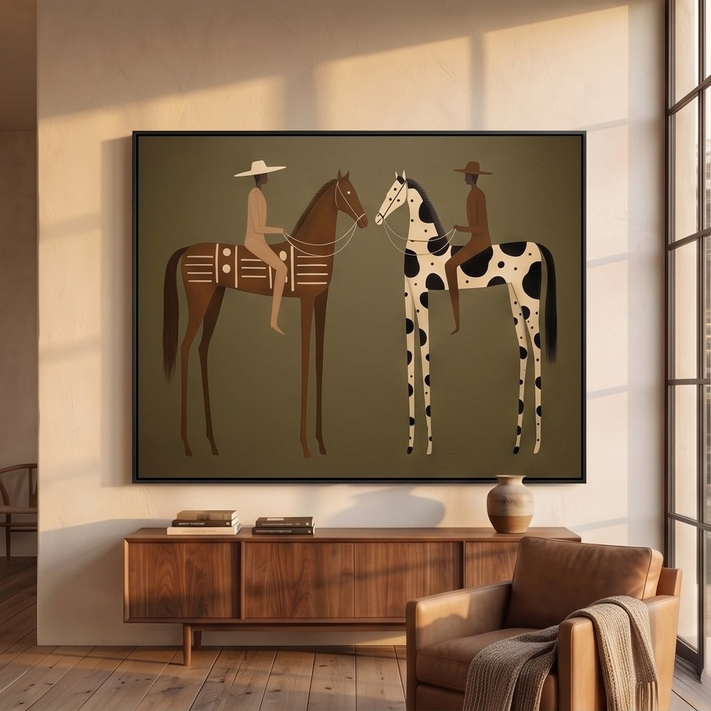 Contemporary Equestrian Wall Art #TO717
