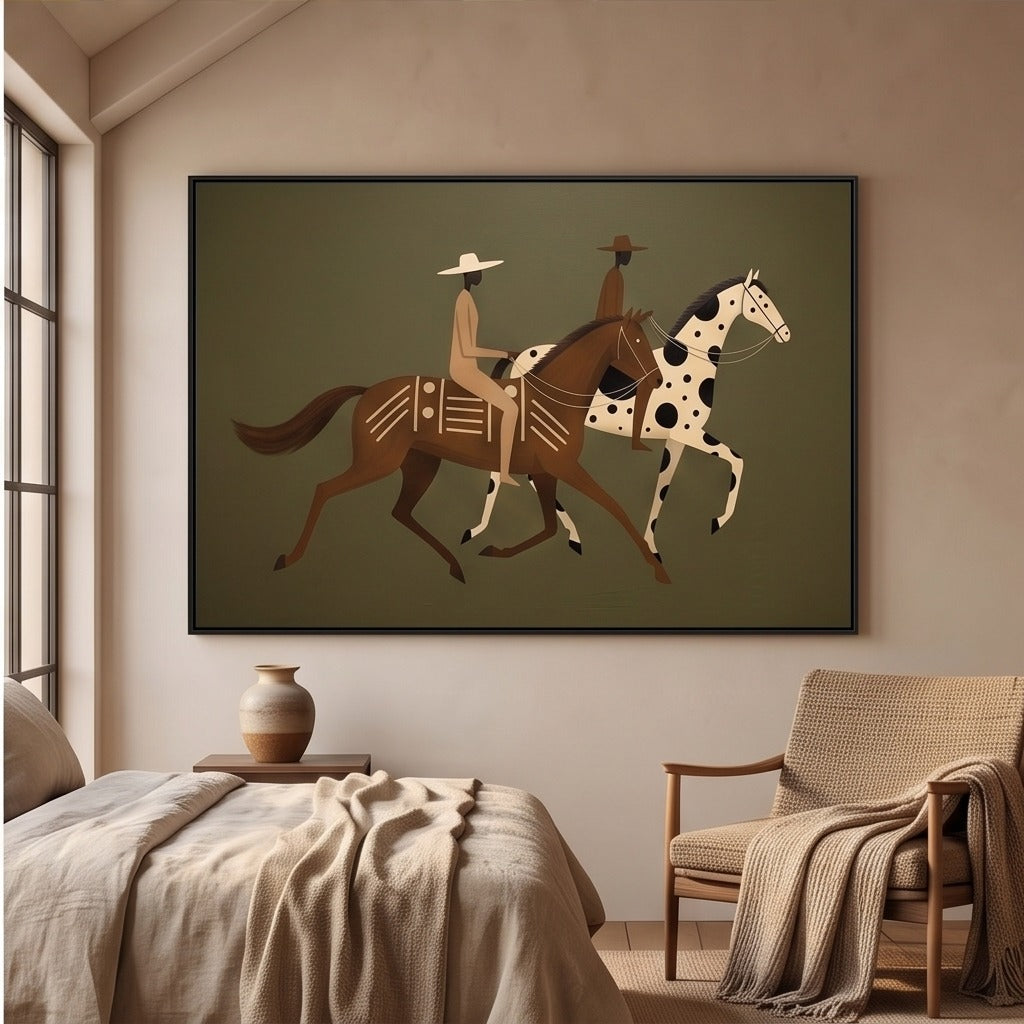 Contemporary Equestrian Wall Art #TO696