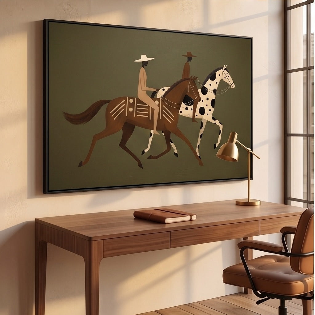 Contemporary Equestrian Wall Art #TO696