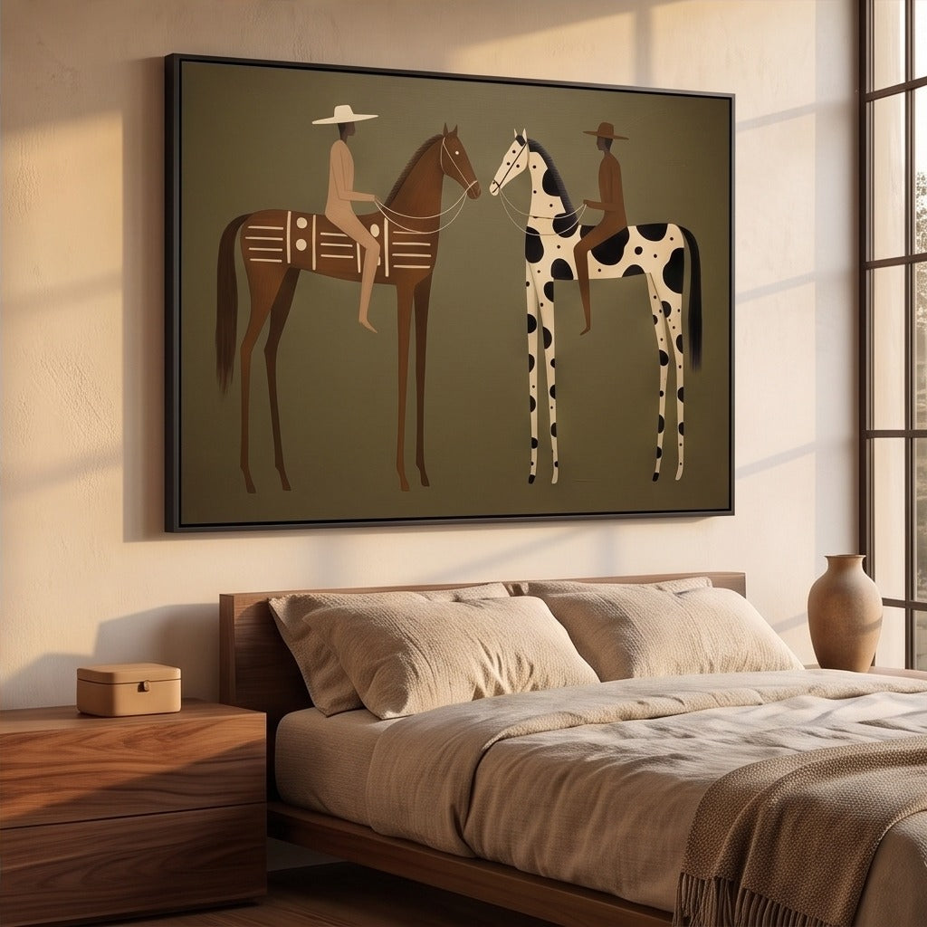Contemporary Equestrian Wall Art #TO717