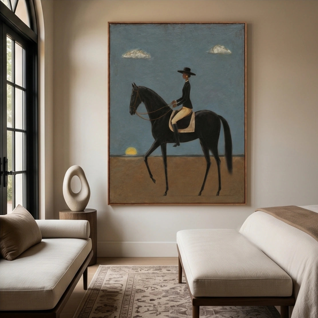 Contemporary Equestrian Wall Art #MT029