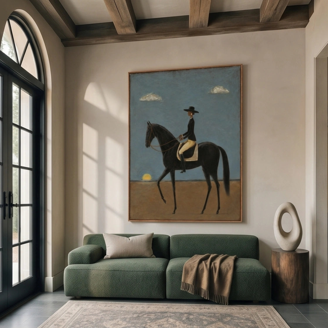 Contemporary Equestrian Wall Art #MT029