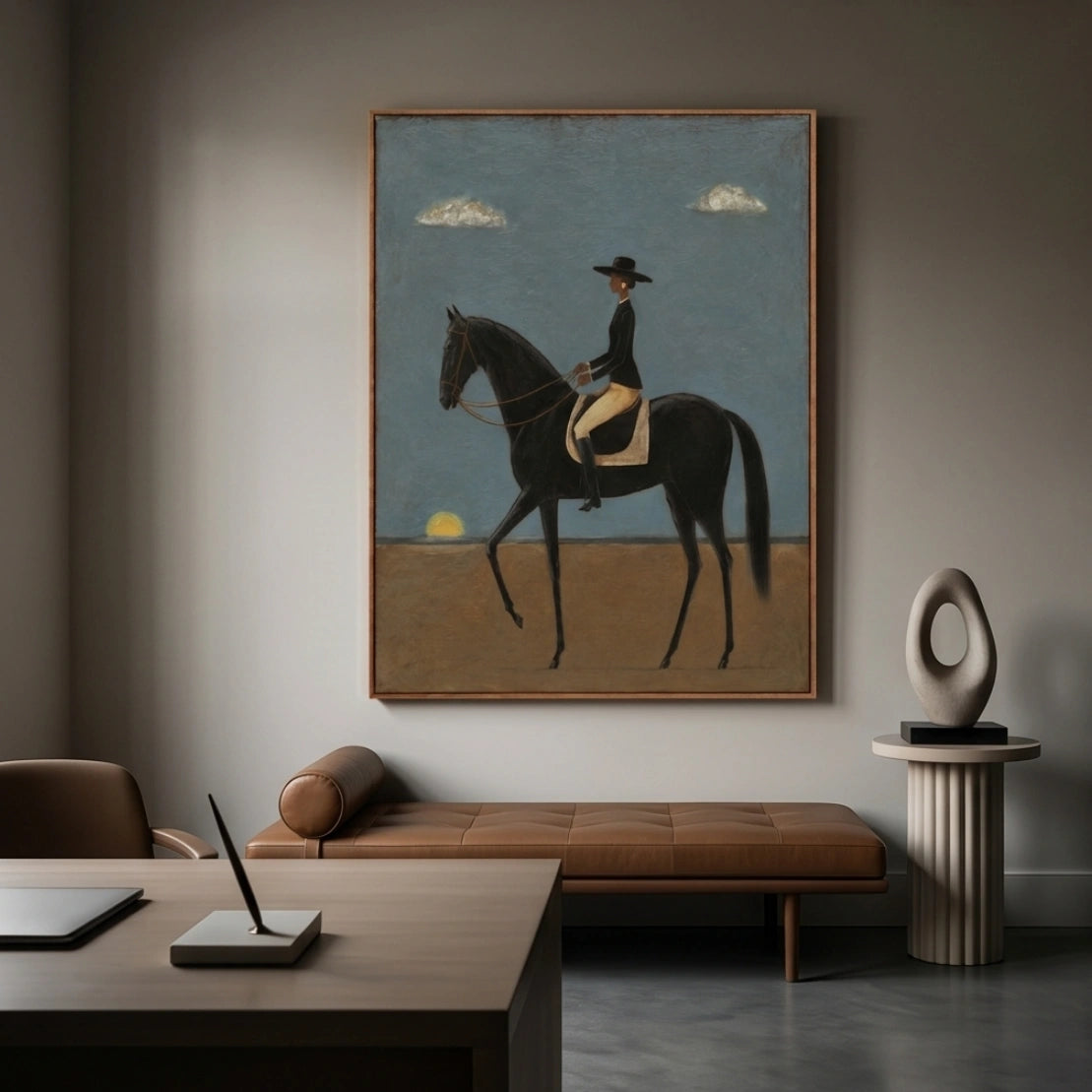 Contemporary Equestrian Wall Art #MT029