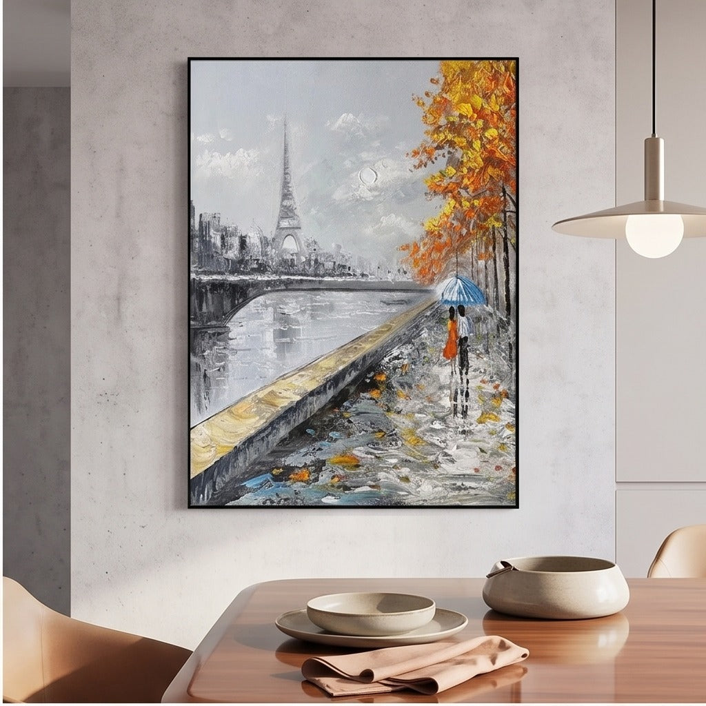 Eiffel Tower Cityscape Wall Art #TO803