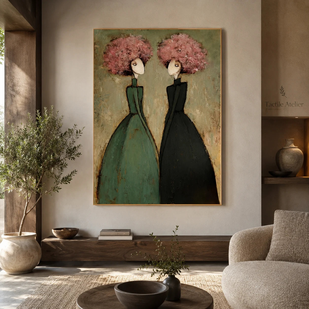 Figurative Floral Wall Art #MT245