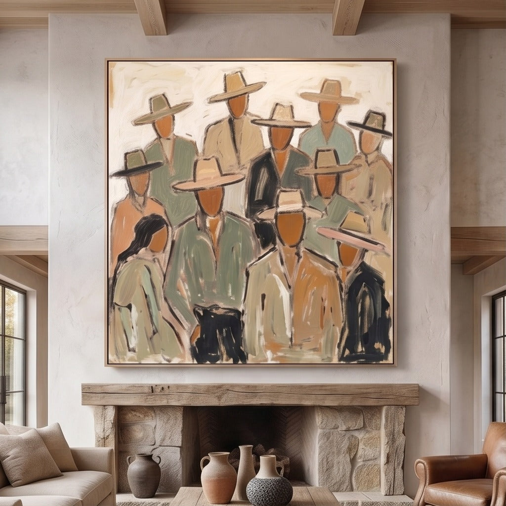 Figurative Folk Wall Art #TO716