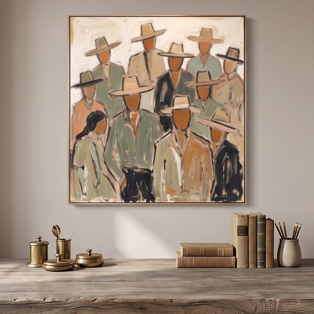 Figurative Folk Wall Art #TO716