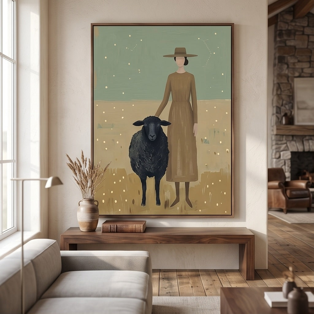 Figurative Sheep Wall Art #TO722