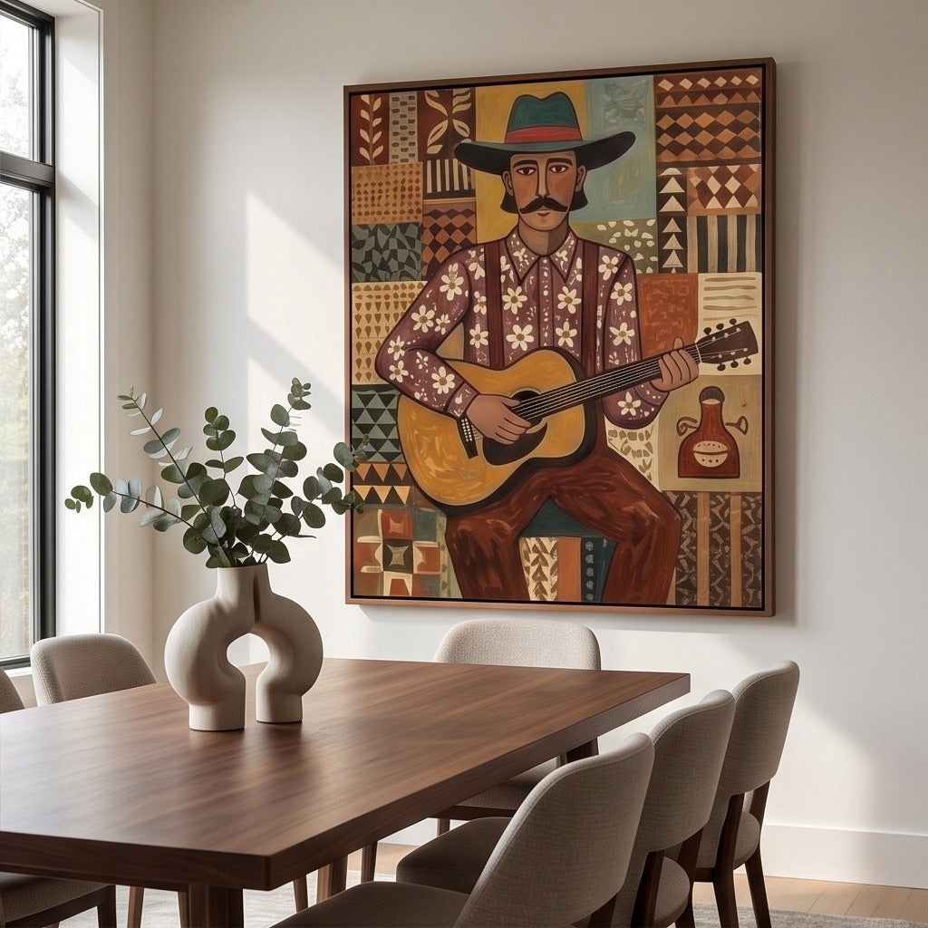 Folk Musician Wall Art #TO629