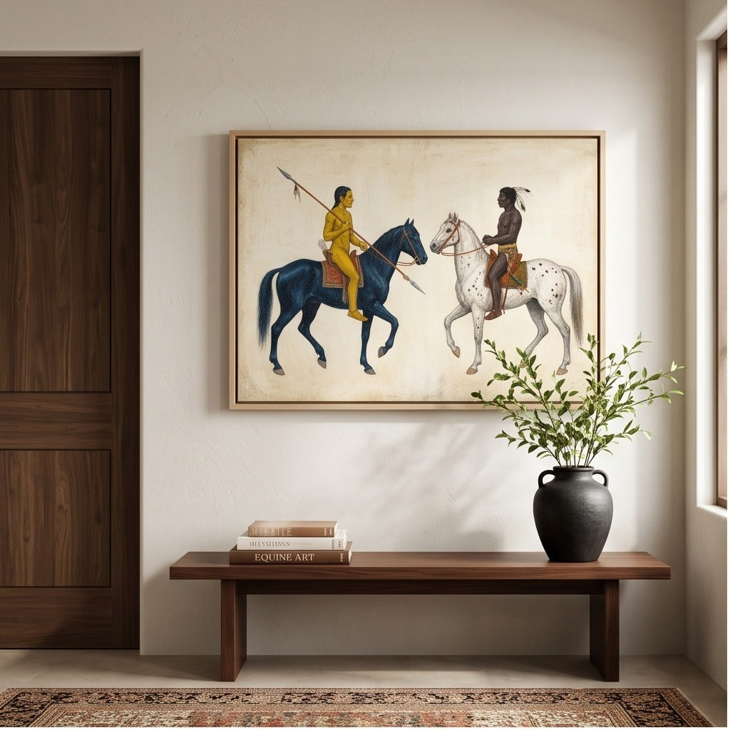 Historical Equestrian Wall Art #TO672
