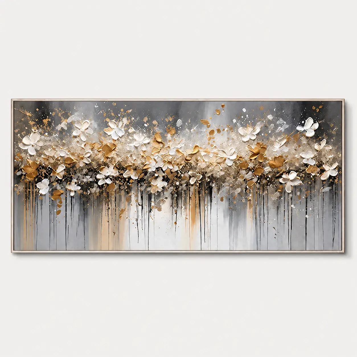 Textured Floral Wall Art #TA140