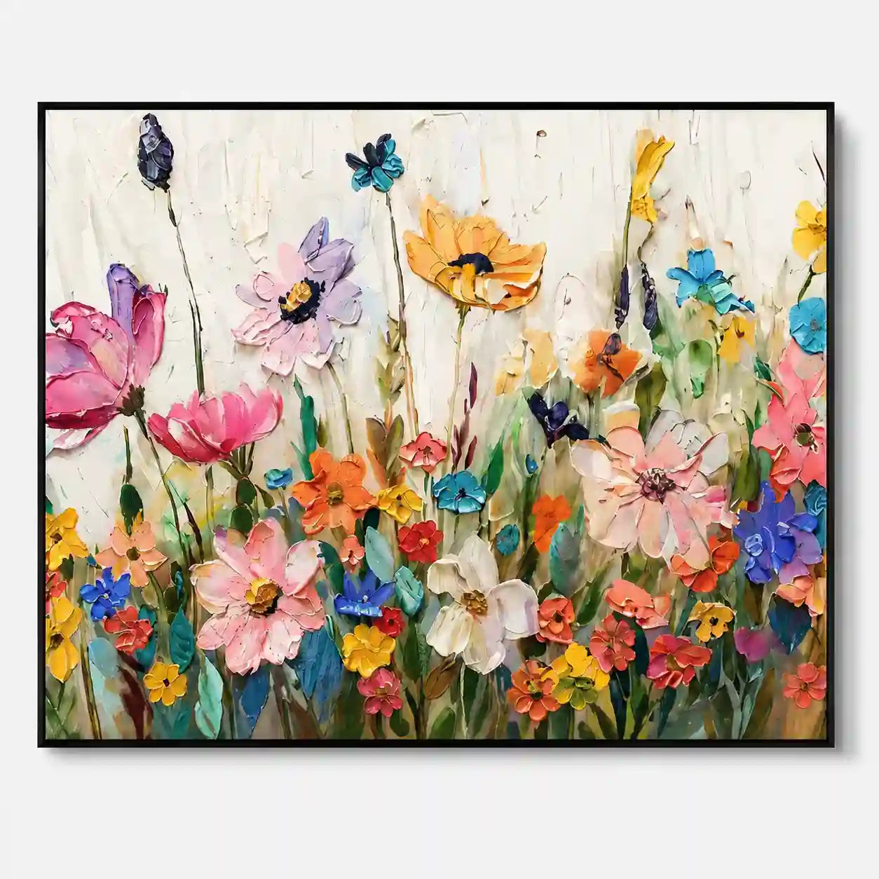 Textured Floral Wall Art #TF322