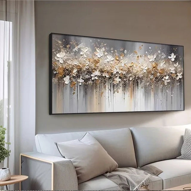 Textured Floral Wall Art #TA140