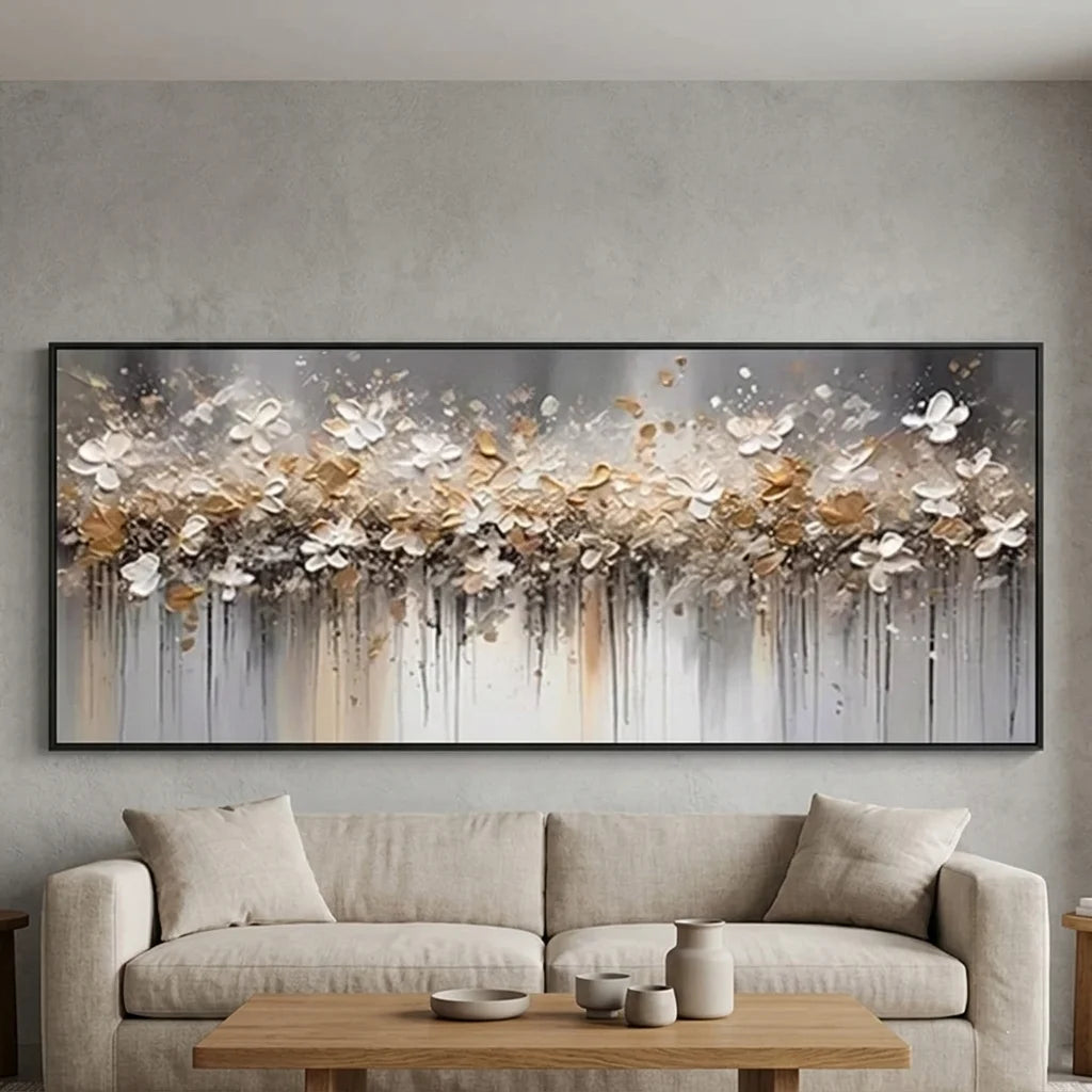 Textured Floral Wall Art #TA140