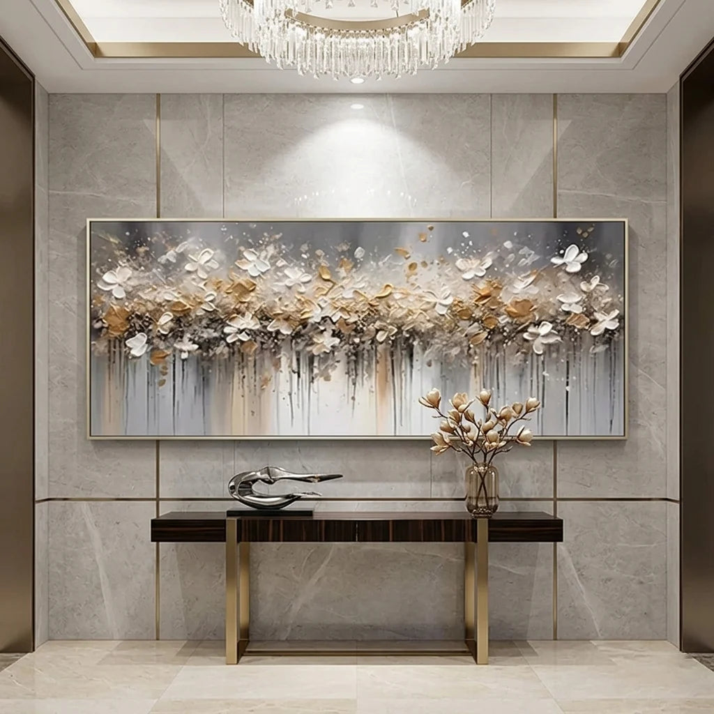 Textured Floral Wall Art #TA140