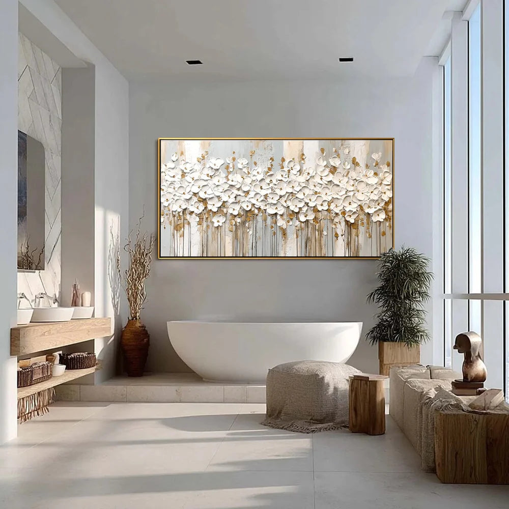 Textured Floral Wall Art #MT605