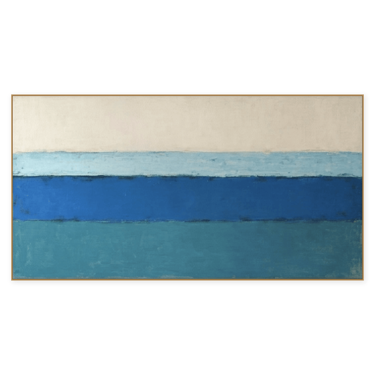 Minimalist Blue Abstract Wall Art #TO150