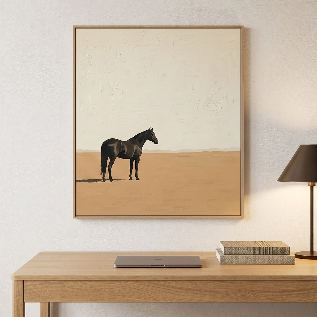 Minimalist Horse Wall Art #TO637
