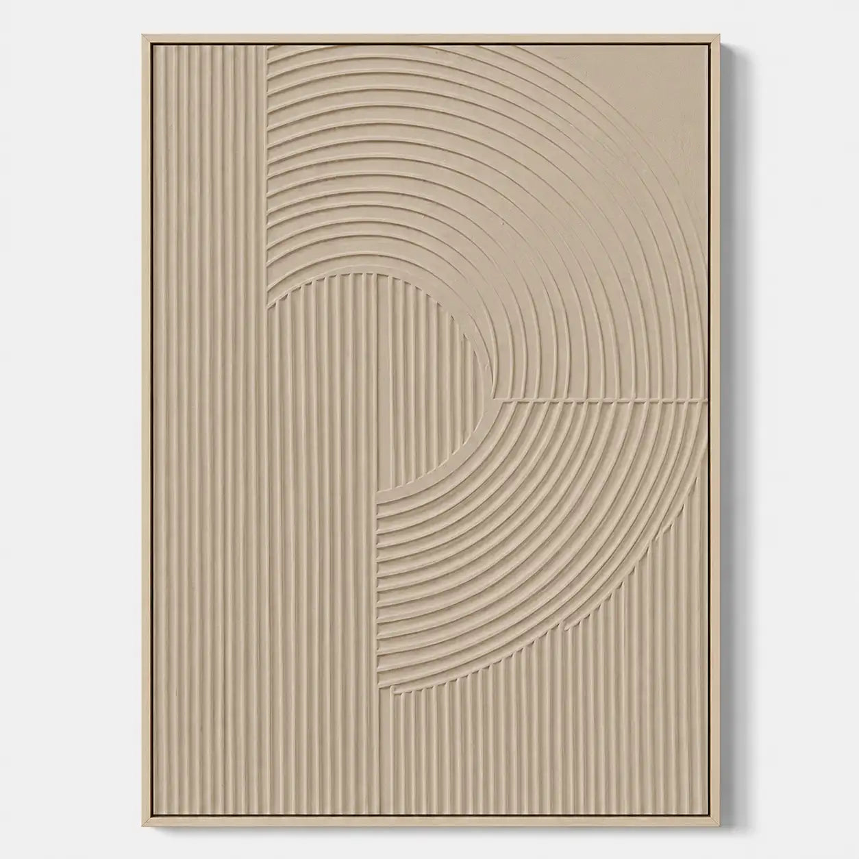 Minimalist Neutral Textured Wall Art #MT850