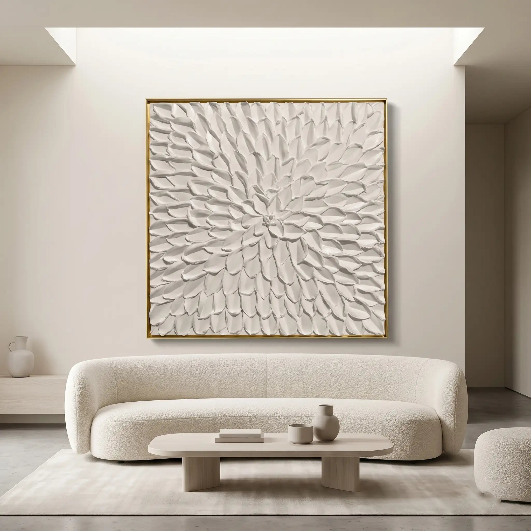 Minimalist Floral Texture Wall Art #MT034