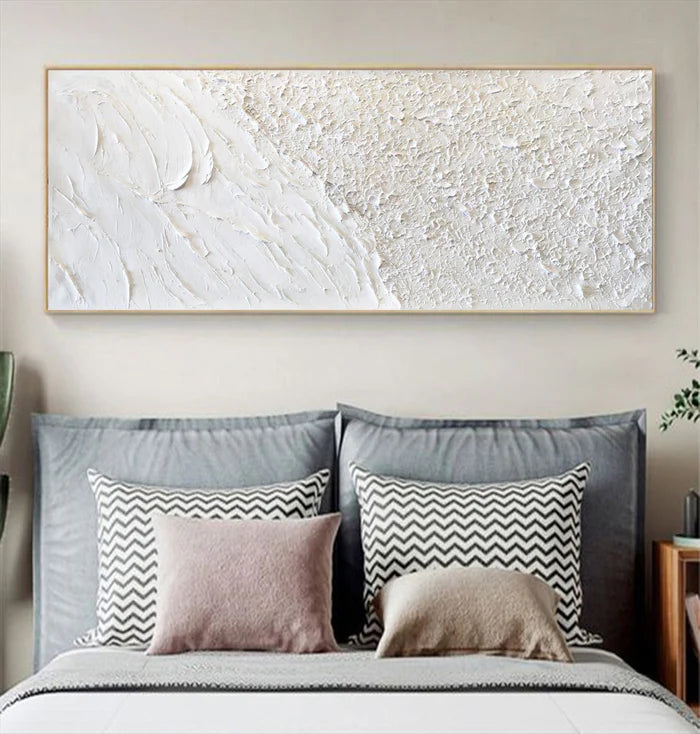 White Textured Art #TA134