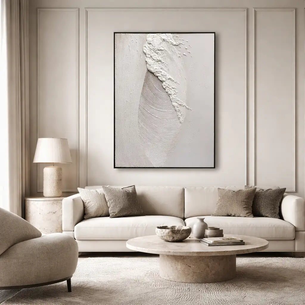 Minimalist Neutral Abstract Painting #MT049