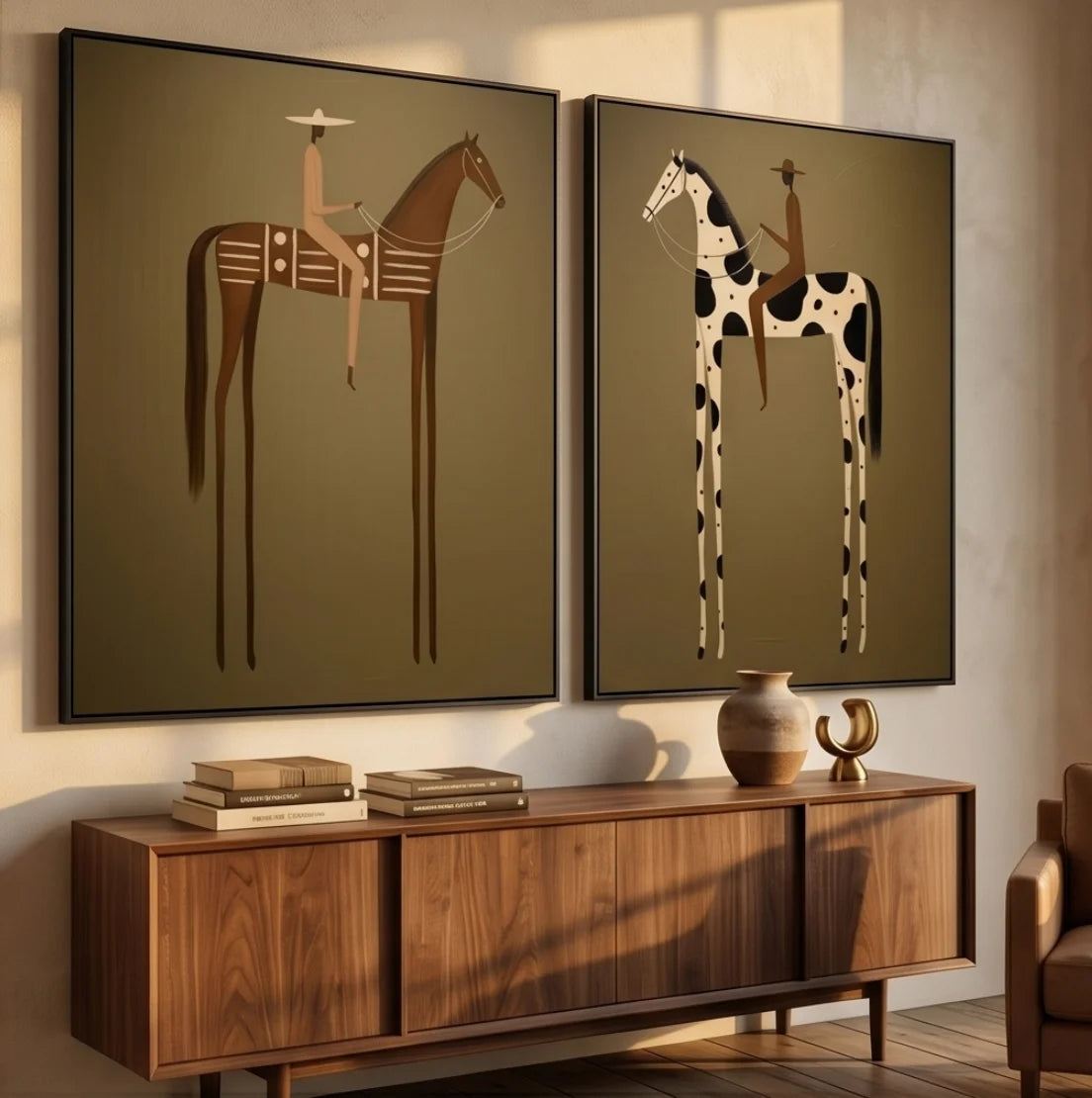 Surreal Horse Wall Art Set #MC121