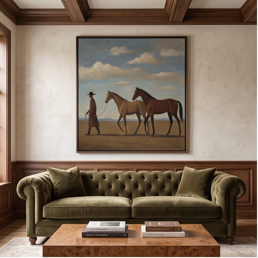 Modern Equestrian Horse Wall Art #TO050