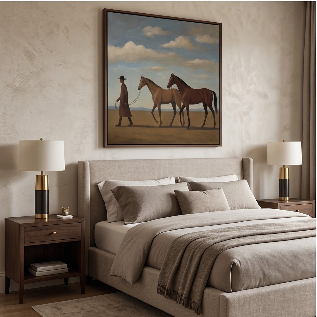 Modern Equestrian Horse Wall Art #TO050