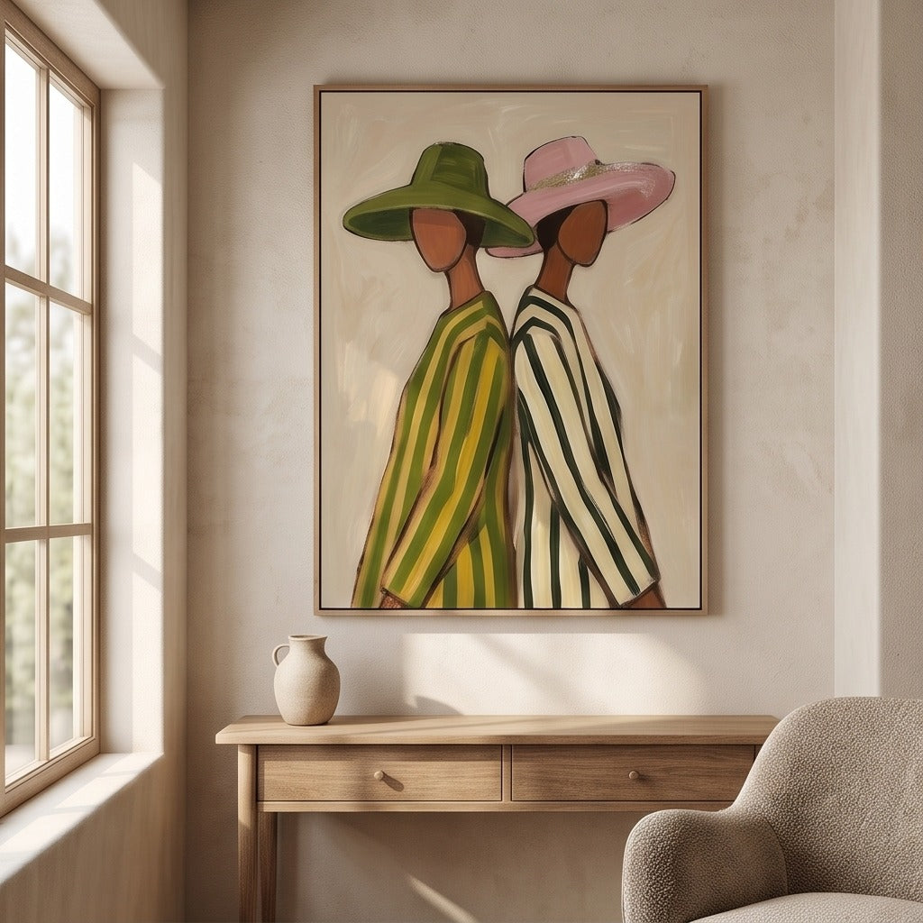 Modern Folk Figurative Wall Art #TO643
