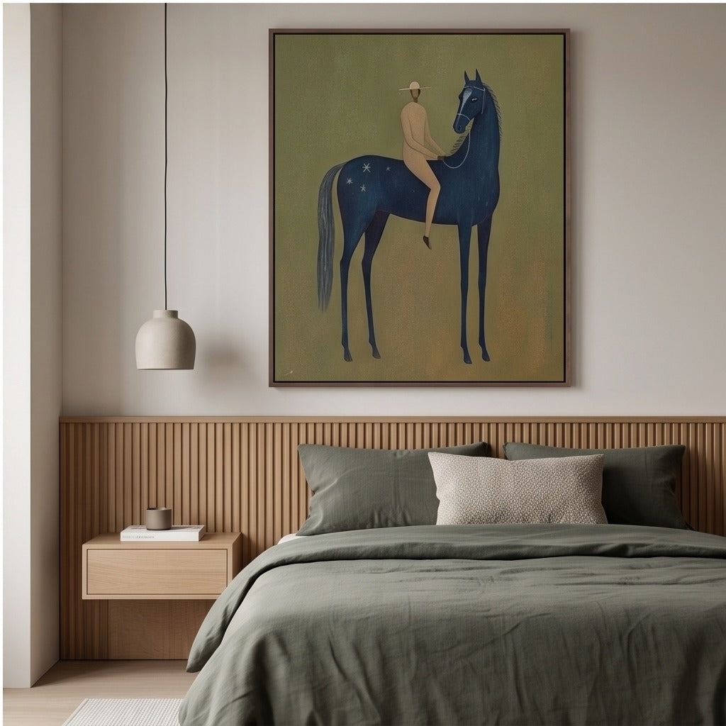 Modern Folk Horse Wall Art #TO748