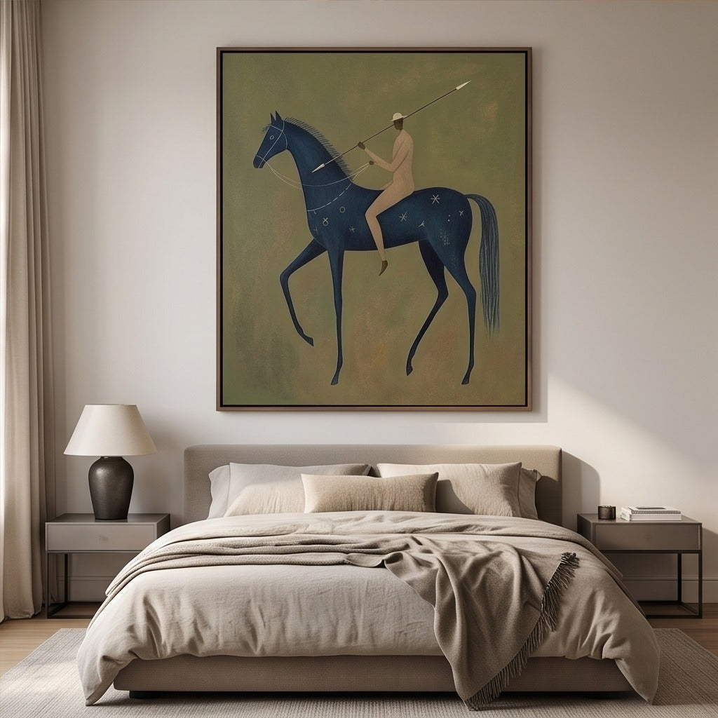 Modern Folk Horse Wall Art #TO708
