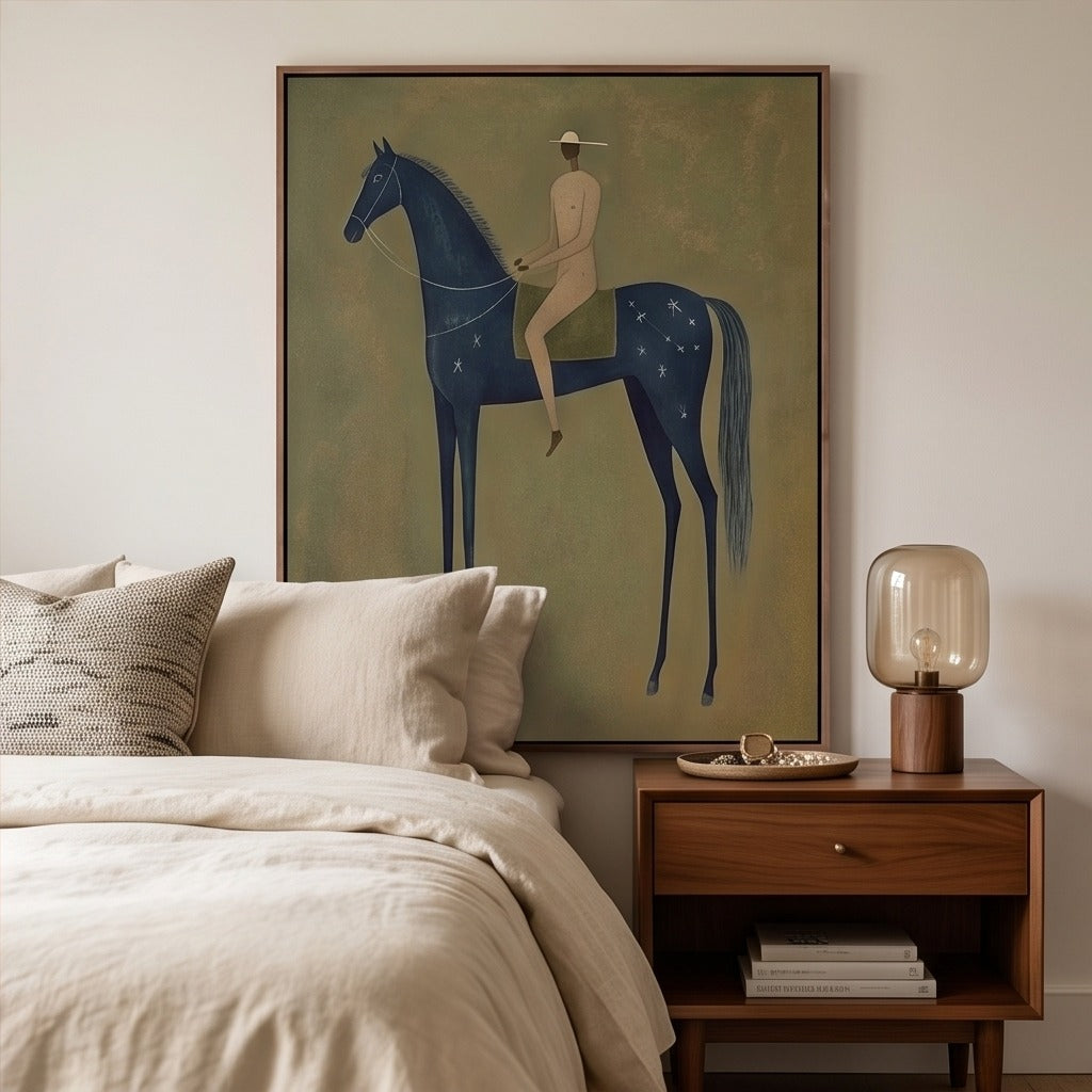 Modern Folk Horse Wall Art #TO751