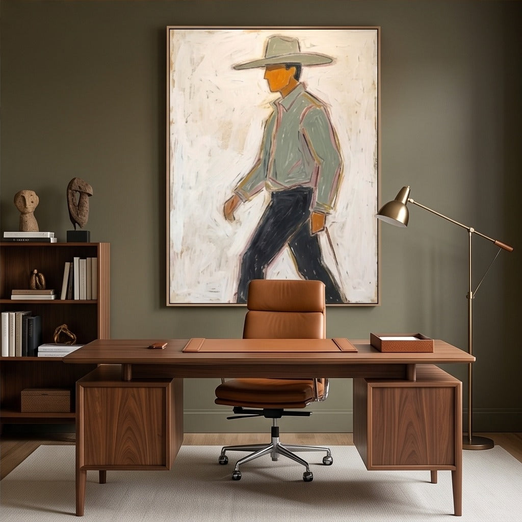 Modern Western Cowboy Wall Art #TO888