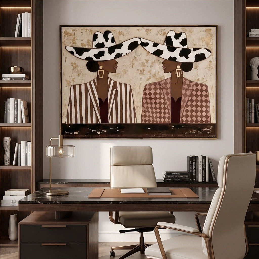 Modern Western Figurative Wall Art #TO054