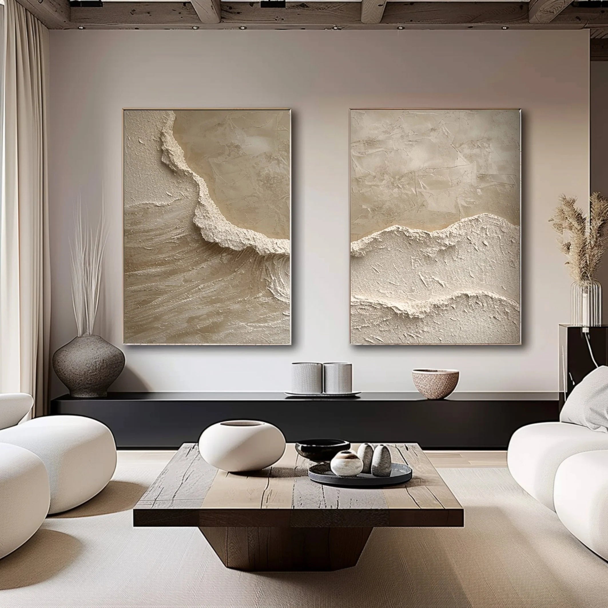Abstract Coastal Wall Art #MT041